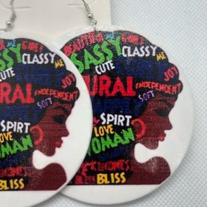 Jackie Jewelry - Words of Life, Statement Earrings Jackie Jewelry - Words of Life, Statement Earrings